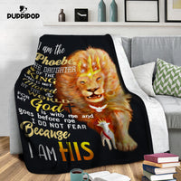Thumbnail for Personalized Animal Gift Idea - The Lion King's Daughter Gift For Animal Lover - Fleece Blanket