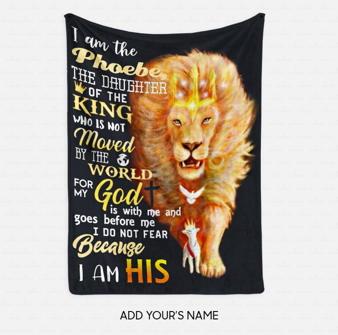 Personalized Animal Gift Idea - The Lion King's Daughter Gift For Animal Lover - Fleece Blanket
