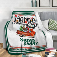Thumbnail for Personalized Dog Gift Idea - Merry Christmas Dog Santa For Dog Lover - Fleece Blanket