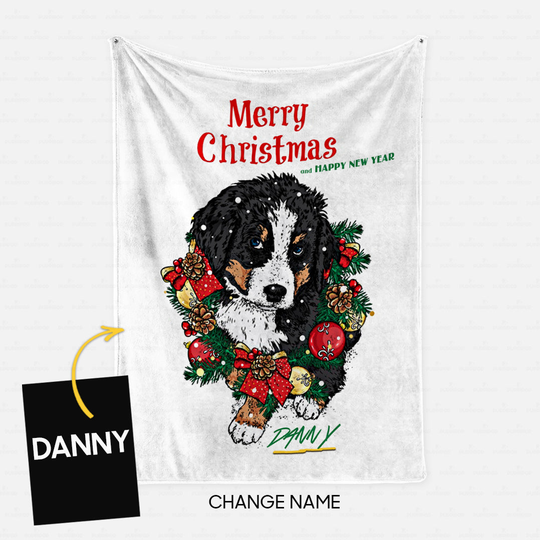 Personalized Dog Gift Idea - Merry Christmas And Happy New Year For Dog Lover - Fleece Blanket