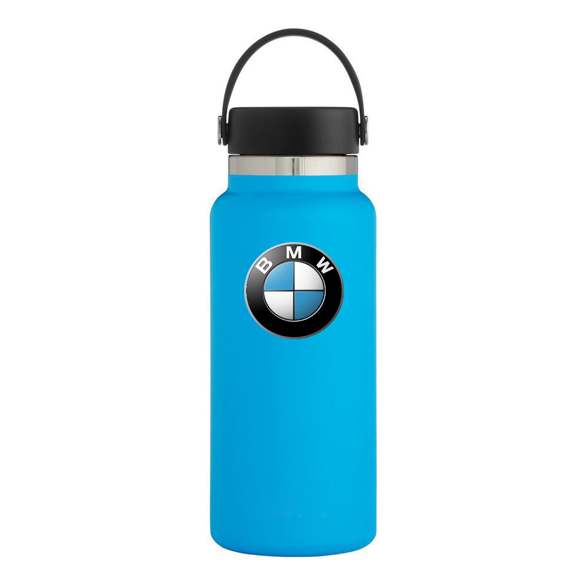 32oz Stainless Steel Insulated Sports Water Bottle, Custom fit for Car, Hydro Metal Thermos Flask Keeps Cold for 24 Hours, Hot for 12 Hours, Wide Mouth Bottle with Flex Cap