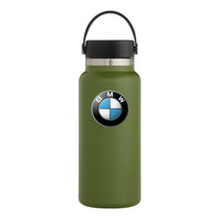 Thumbnail for 32oz Stainless Steel Insulated Sports Water Bottle, Custom fit for Car, Hydro Metal Thermos Flask Keeps Cold for 24 Hours, Hot for 12 Hours, Wide Mouth Bottle with Flex Cap