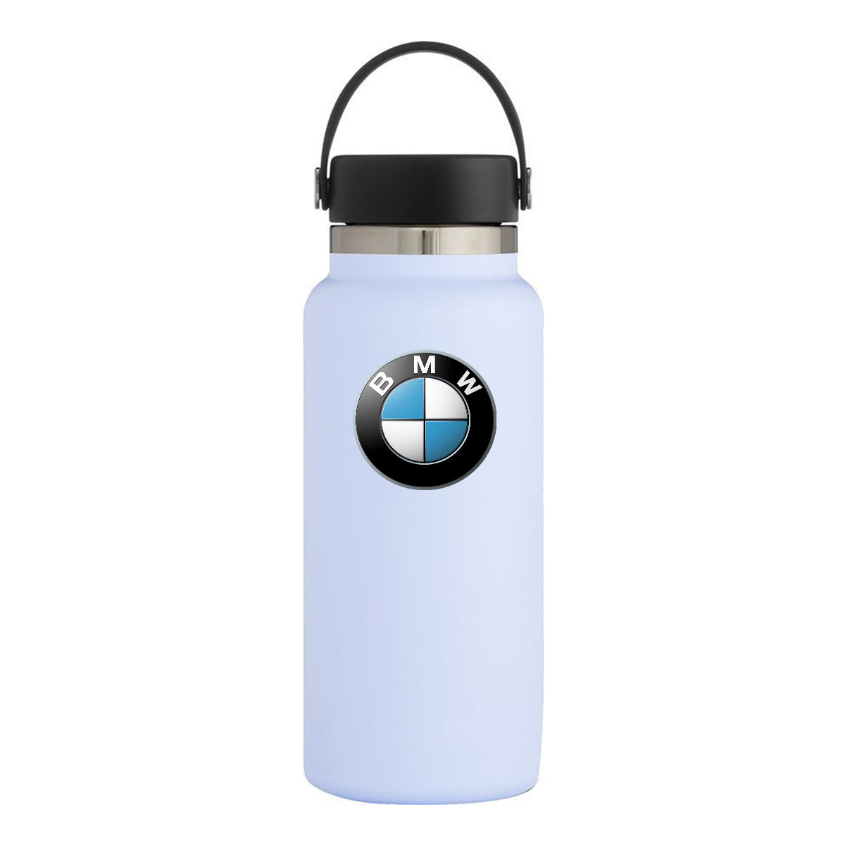 32oz Stainless Steel Insulated Sports Water Bottle, Custom fit for Car, Hydro Metal Thermos Flask Keeps Cold for 24 Hours, Hot for 12 Hours, Wide Mouth Bottle with Flex Cap