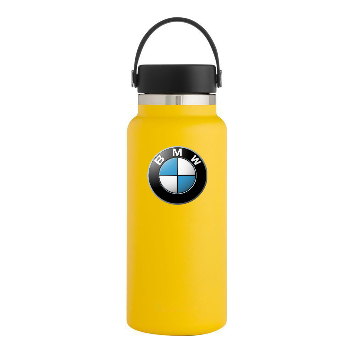 32oz Stainless Steel Insulated Sports Water Bottle, Custom fit for Car, Hydro Metal Thermos Flask Keeps Cold for 24 Hours, Hot for 12 Hours, Wide Mouth Bottle with Flex Cap