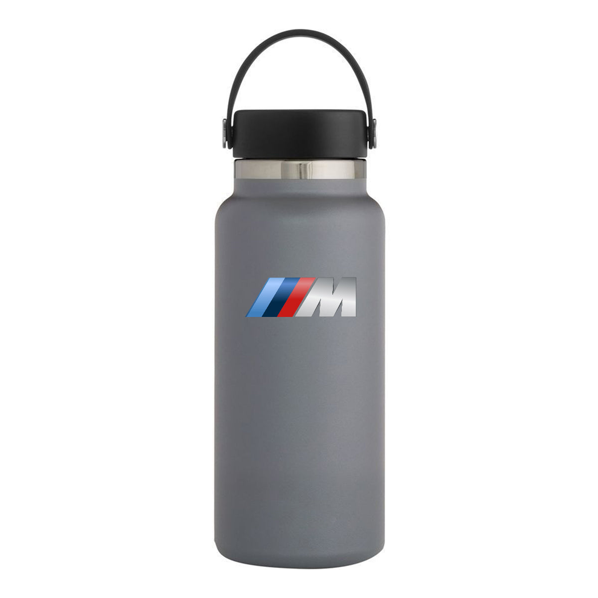 32oz Stainless Steel Insulated Sports Water Bottle, Custom fit for Car, Hydro Metal Thermos Flask Keeps Cold for 24 Hours, Hot for 12 Hours, Wide Mouth Bottle with Flex Cap