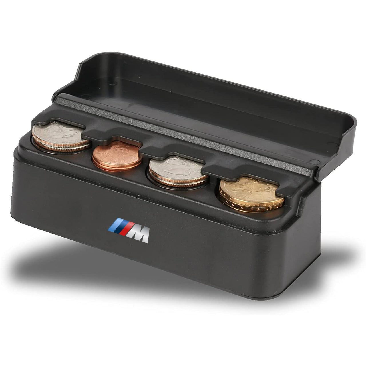 Coin Holder, Custom fit for Sedan SUVs, Car Coin Change Organizer, Car Coin Holder Compatible with Coins of Different Sizes