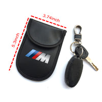 Thumbnail for Faraday Bag, Custom fit for Car, 2 Pack RFID Key Fob Protector RF Car Signal Blocking Faraday Cage Protector with Keyclip, Anti-Theft Pouch, Anti-Hacking Case Blocker