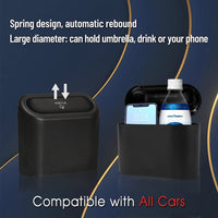 Thumbnail for Car Trash Can, Custom For Your Cars, Mini Car Accessories with Lid and Trash Bag, Cute Car Organizer Bin, Small Garbage Can for Storage and Organization, Car Accessories PE11996