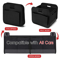 Thumbnail for Trunk Organizer, Car Storage, Custom For Your Cars, Reinforced Handles, Collapsible Multi, Compartment Car Organizers, Foldable and Waterproof, 600D Oxford Polyester LM12995