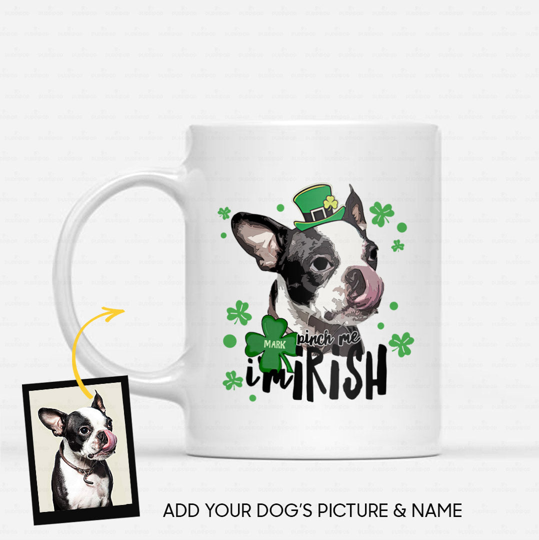 Personalized St Patrick's Day Gift Idea - I'm Irish You For Dog Lover - White Mug