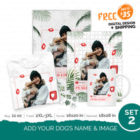 Thumbnail for Personalized Gift Bundle - Watertolor Portrait For Puppy Lovers - Premium Miss You Like Crazy 2