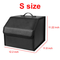 Thumbnail for Foldable Trunk Storage Luggage Organizer Box, Custom For Your Cars, Portable Car Storage Box Bin SUV Van Cargo Carrier Caddy for Shopping, Camping Picnic, Home Garage, Car Accessories HA12996