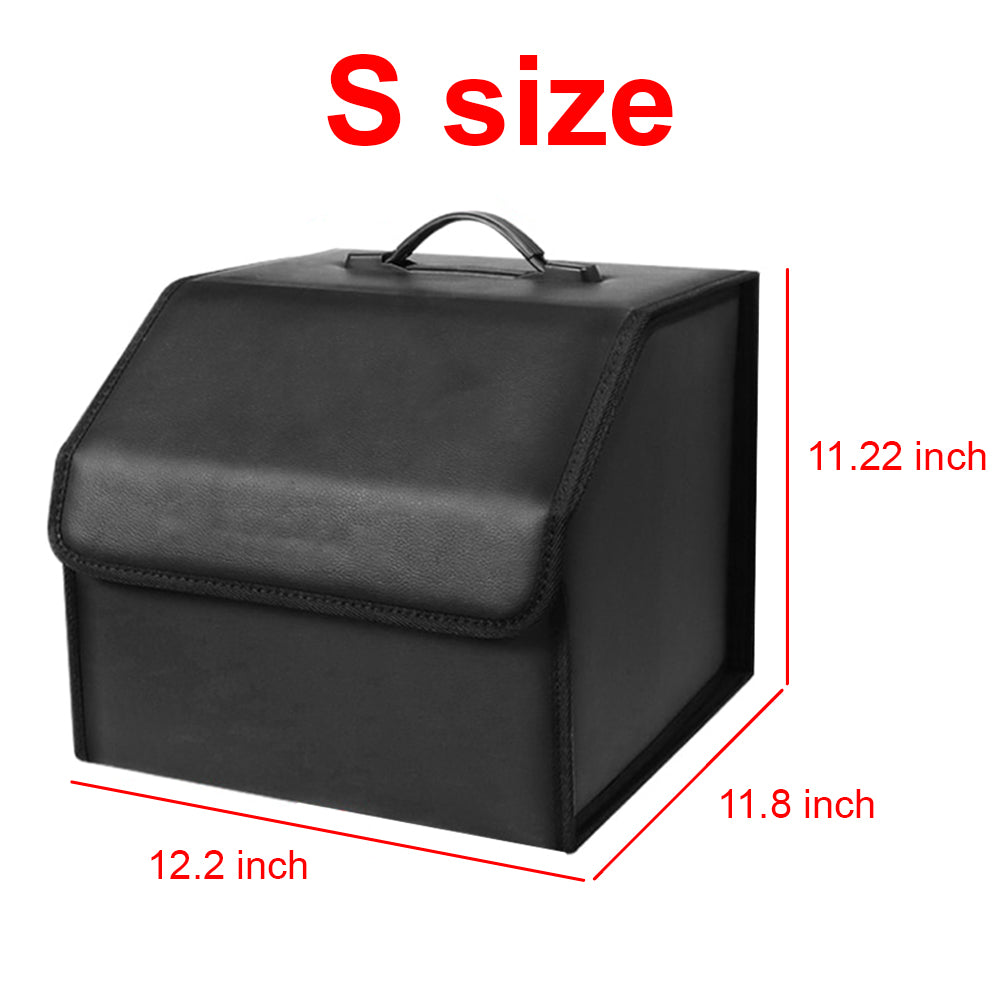 Foldable Trunk Storage Luggage Organizer Box, Custom For Your Cars, Portable Car Storage Box Bin SUV Van Cargo Carrier Caddy for Shopping, Camping Picnic, Home Garage, Car Accessories LR12996