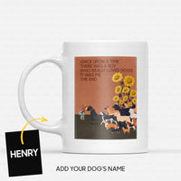 Thumbnail for Custom Dog Mug - Personalized Once Upon A Time Gift For Dad - White Mug