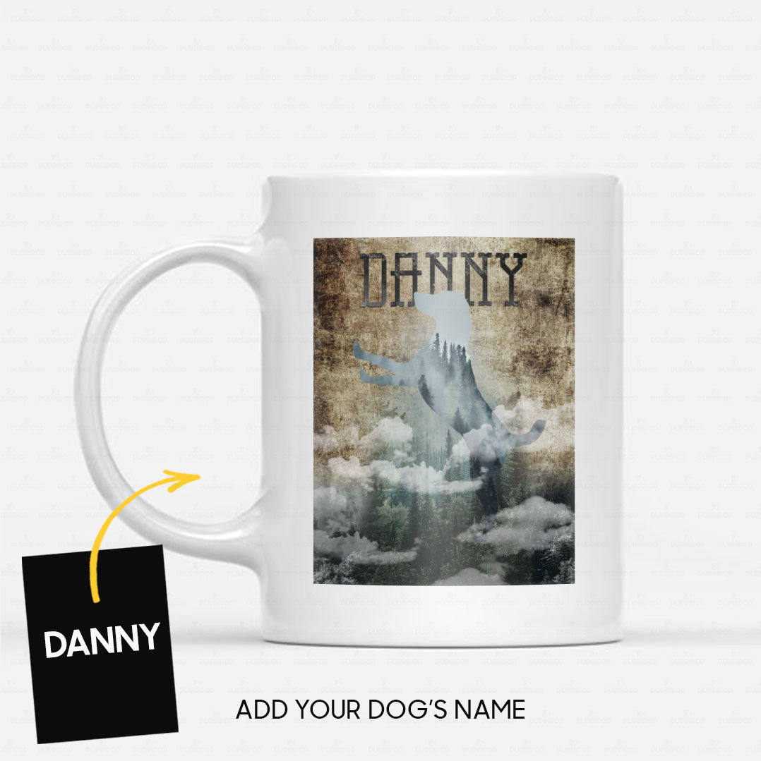 Custom Dog Mug - Personalized The Mountain Gift For Dad - White Mug