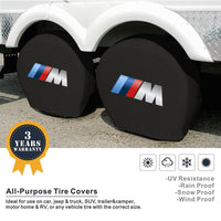 Thumbnail for Tire Covers 4 Pack, Custom fit for Car , Tough Tire Wheel Protector for Truck, SUV, Trailer, Camper, RV - Universal Fits Tire