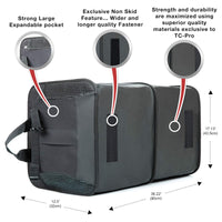 Thumbnail for Trunk Organizer, Custom fit for Car, Premium Multi Compartments Collapsible Cargo Storage & Accessories