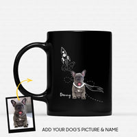 Thumbnail for Personalized Mug Line Art For Dog Lover - Funny Sketching - Black Mug
