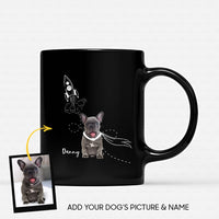 Thumbnail for Personalized Mug Line Art For Dog Lover - Funny Sketching - Black Mug