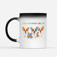 Thumbnail for Dog Gift Idea - It's Ok To Be Different Funny Corgi For Dog Lover - Color Changing Mug