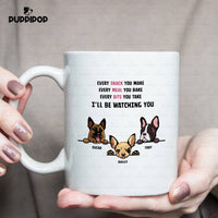 Thumbnail for Personalized Dog Gift Idea - 3 Dog Every Snack You Make 1 For Dog Lovers - White Mug