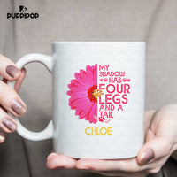 Thumbnail for Personalized Dog Gift Idea - My Shadow Has 4 Legs And A Tail For Dog Lovers - White Mug