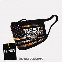 Thumbnail for Personalized Dog Gift Idea - American Flag 2 For Dog Lovers - Cloth Mask