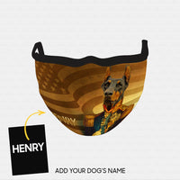Thumbnail for Personalized Dog Gift Idea - Royal Dog's Portrait 1 For Dog Lovers - Cloth Mask