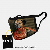 Thumbnail for Personalized Dog Gift Idea - Royal Dog's Portrait 7 For Dog Lovers - Cloth Mask