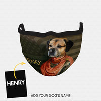 Thumbnail for Personalized Dog Gift Idea - Royal Dog's Portrait 7 For Dog Lovers - Cloth Mask