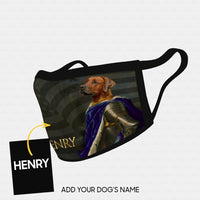 Thumbnail for Personalized Dog Gift Idea - Royal Dog's Portrait 9 For Dog Lovers - Cloth Mask