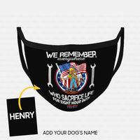 Thumbnail for Personalized Dog Gift Idea - Happy Labor Day 8 Hours Duty For Dog Lovers - Cloth Mask