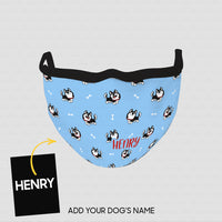 Thumbnail for Personalized Dog Gift Idea - Cute Dogs 8 For Dog Lovers - Cloth Mask