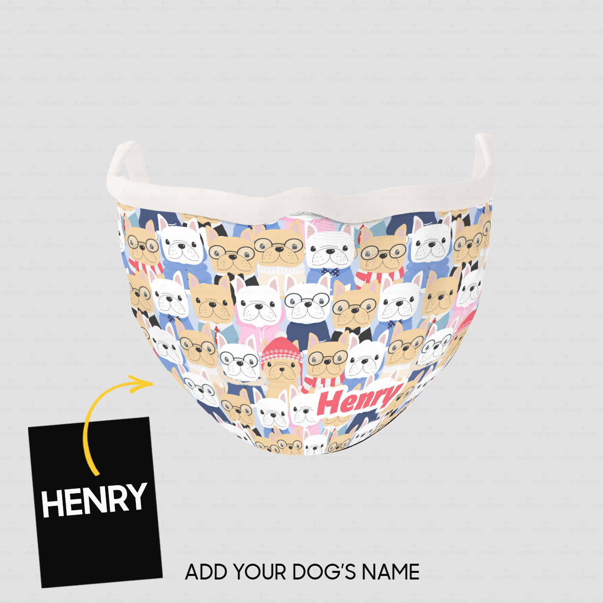 Personalized Dog Gift Idea - Cute Dogs 10 For Dog Lovers - Cloth Mask