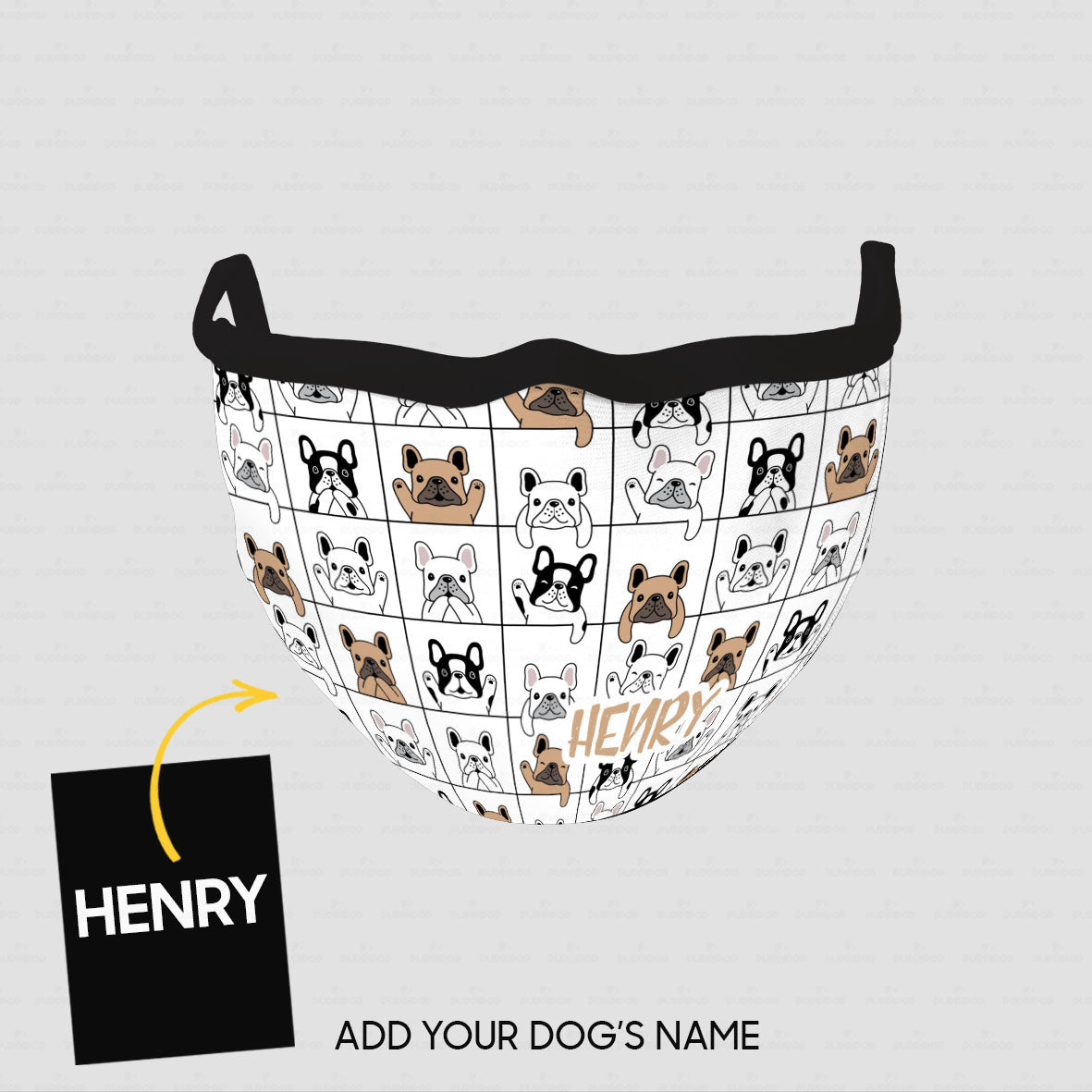Personalized Dog Gift Idea - Cute Dogs 11 For Dog Lovers - Cloth Mask