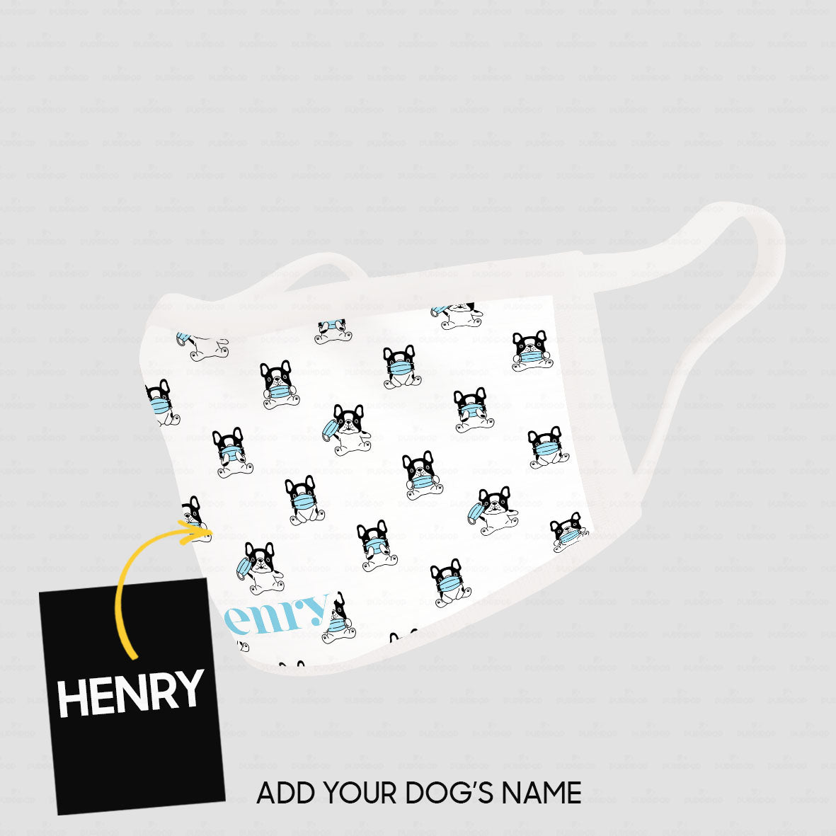 Personalized Dog Gift Idea - Cute Dogs 1 For Dog Lovers - Cloth Mask