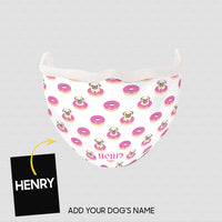 Thumbnail for Personalized Dog Gift Idea - Cute Dogs 3 For Dog Lovers - Cloth Mask