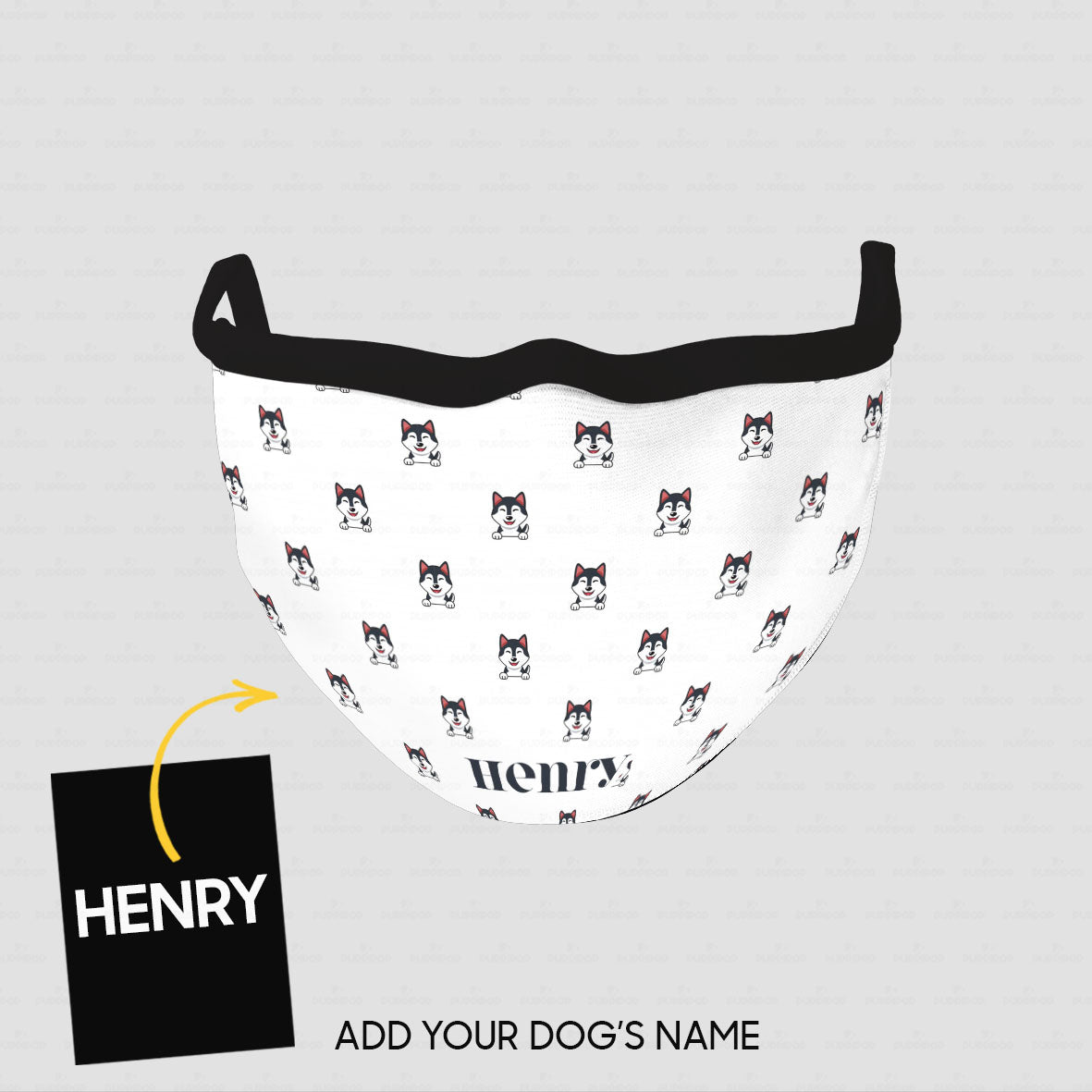 Personalized Dog Gift Idea - Cute Dogs 4 For Dog Lovers - Cloth Mask