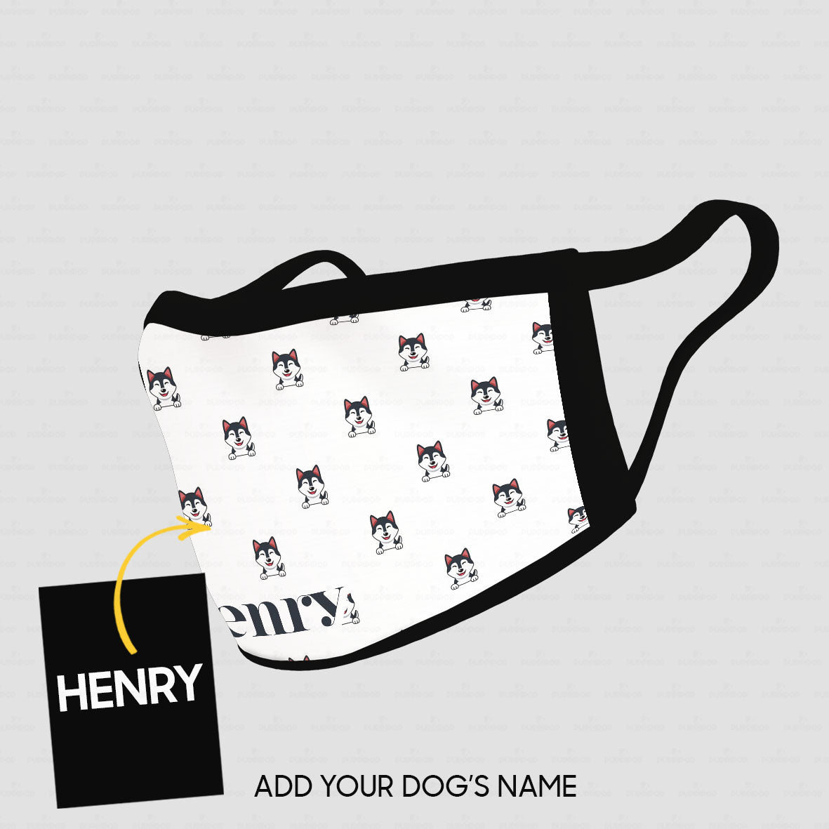 Personalized Dog Gift Idea - Cute Dogs 4 For Dog Lovers - Cloth Mask