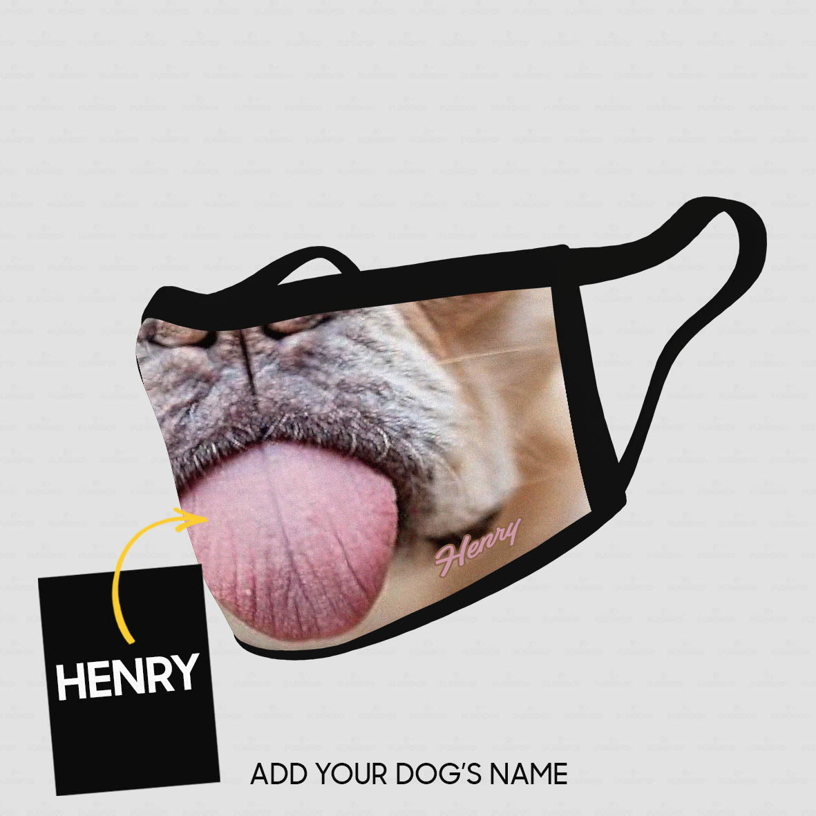 Personalized Dog Gift Idea - Another Zoom In Dog Face For Dog Lovers - Cloth Mask
