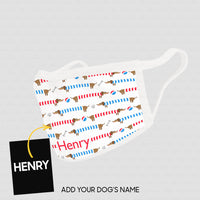 Thumbnail for Personalized Dog Gift Idea - Dogs With Balls For Dog Lovers - Cloth Mask