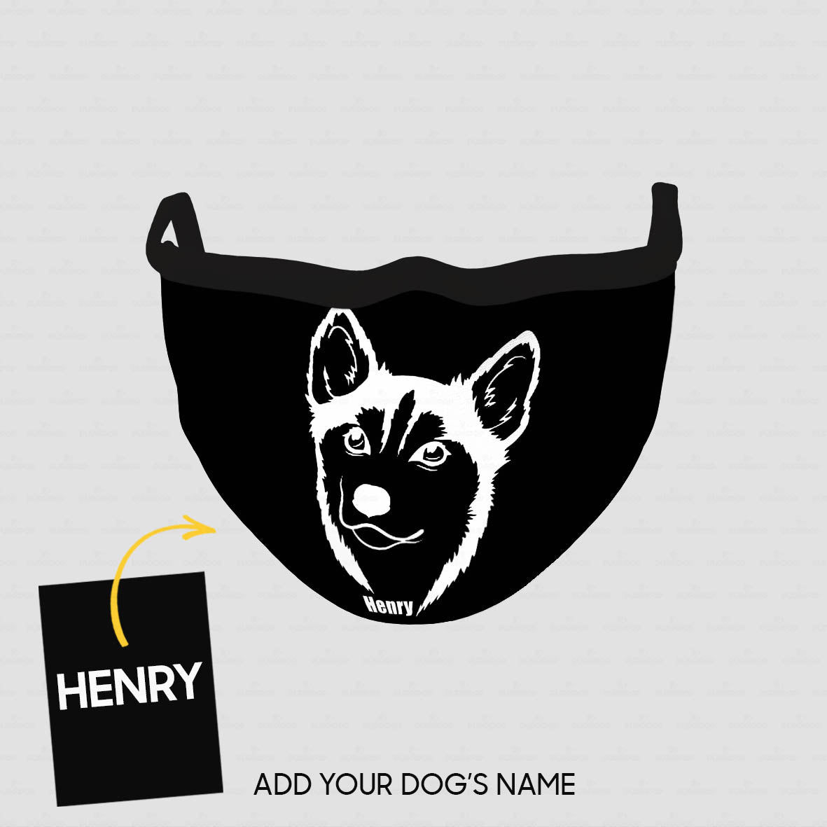 Personalized Dog Gift Idea - The Shadow 2 For Dog Lovers - Cloth Mask