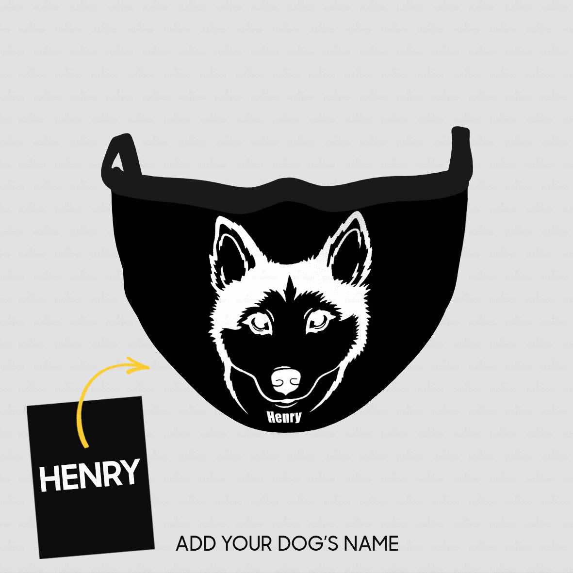 Personalized Dog Gift Idea - The Shadow 3 For Dog Lovers - Cloth Mask