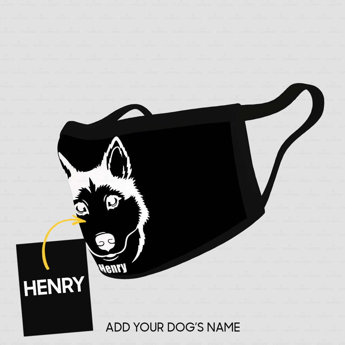 Personalized Dog Gift Idea - The Shadow 3 For Dog Lovers - Cloth Mask