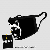 Thumbnail for Personalized Dog Gift Idea - The Shadow 3 For Dog Lovers - Cloth Mask