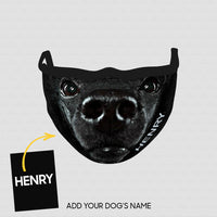 Thumbnail for Personalized Dog Gift Idea - The Whole Black Dog For Dog Lovers - Cloth Mask