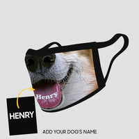 Thumbnail for Personalized Dog Gift Idea - Brown Corgi Zoom In For Dog Lovers - Cloth Mask