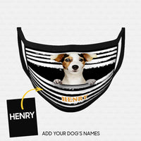 Thumbnail for Personalized Dog Gift Idea - Jack Russell Terrier In The Middle For Dog Lovers - Cloth Mask