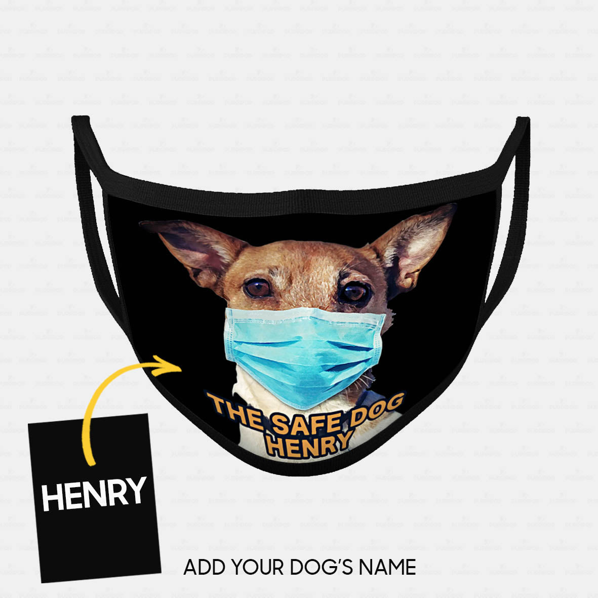 Personalized Dog Gift Idea - Be The Safe Dog Wearing Mask For Dog Lovers - Cloth Mask