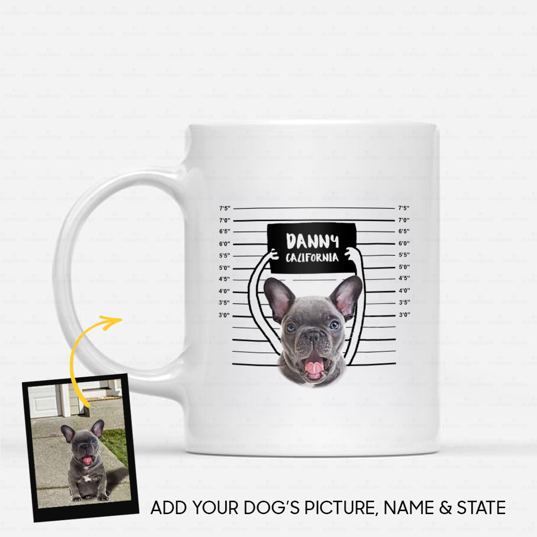 Personalized Gift - Funny Sketching Line Art Gift For Puppy Lovers - White Mug